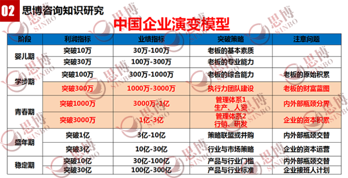 思博企業演變模型